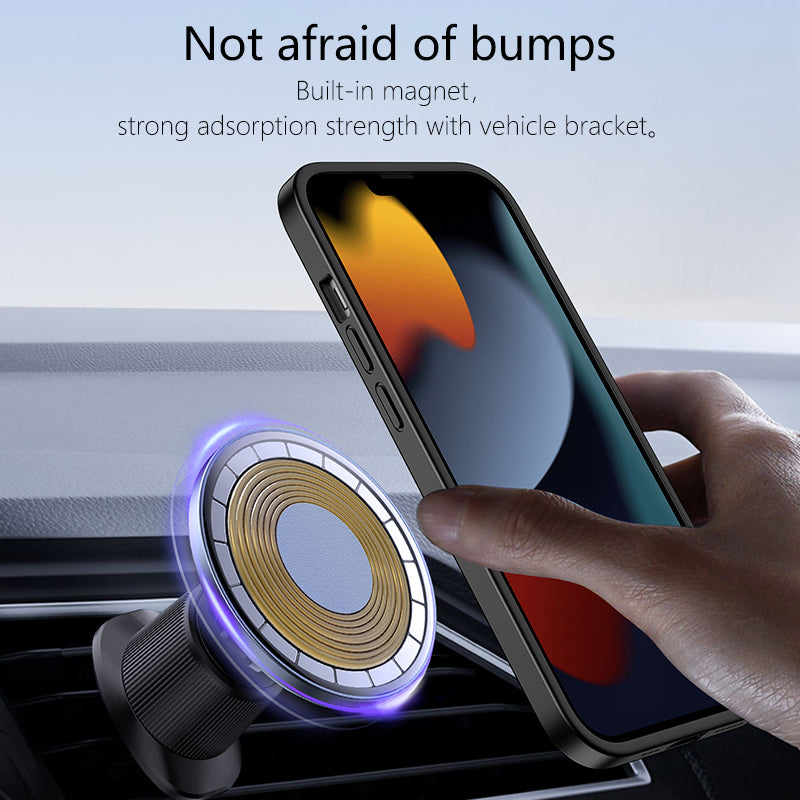 For iPhone 13 6.1 inch Kevlar Fiber TPU Drop-resistant Phone Cover Magnetic Protective Back Case For iPhone 13 6.1 inch Kevlar Fiber TPU Drop-resistant Phone Cover Magnetic Protective Back Case